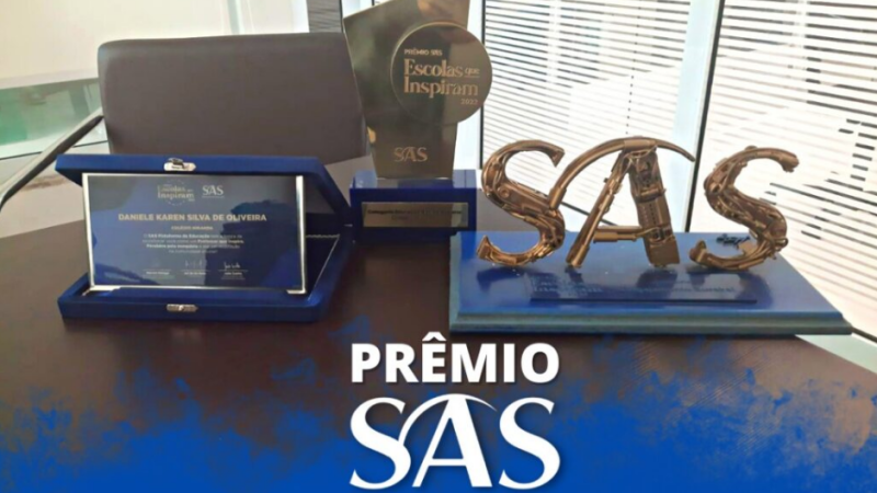 Colégio Miranda é destaque, pela terceira vez, no Prêmio SAS – Escolas que Inspiram