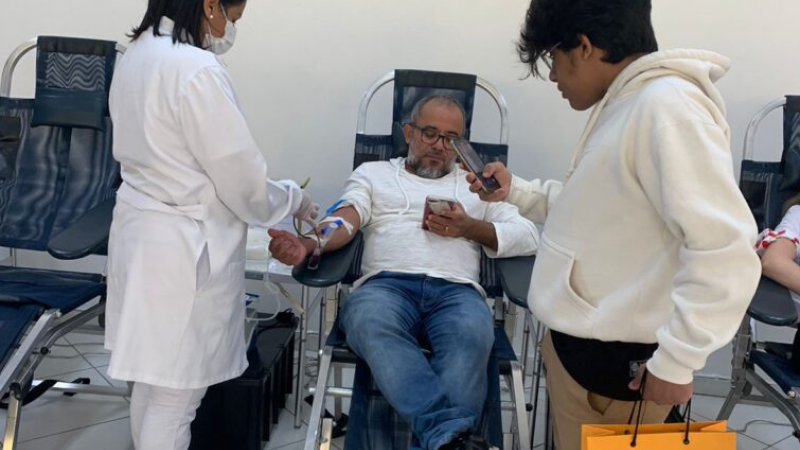 Colégio Miranda traz Hemocentro para Campanha de Doação de Sangue