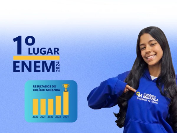 ENEM e trajetória de resultados: o que os números do Colégio Miranda revelam